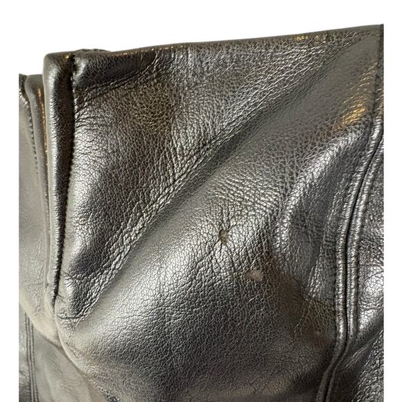 Amanda Uprichard Nia Cropped Top Faux Leather Sexy Edgy Classy Party Concert S - Picture 10 of 10